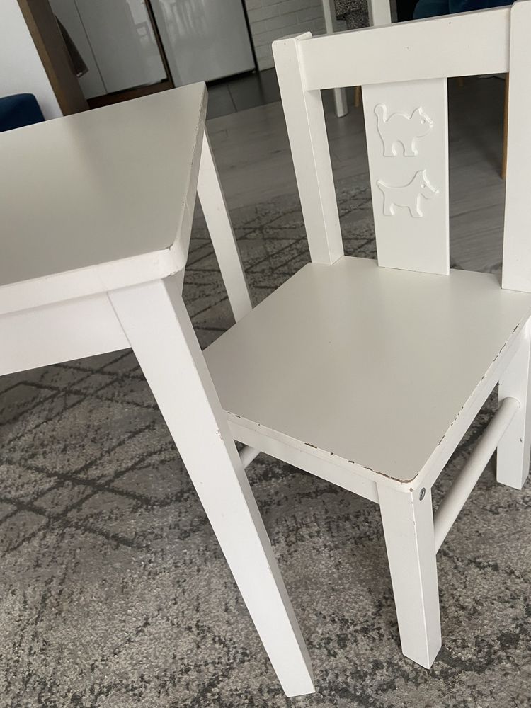 Stolik + 2 krzesła Klitter Ikea