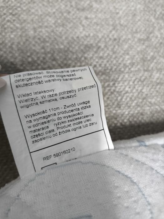 Materac lateksowy Hevea Junior 160x80 najlepszy dla alergików