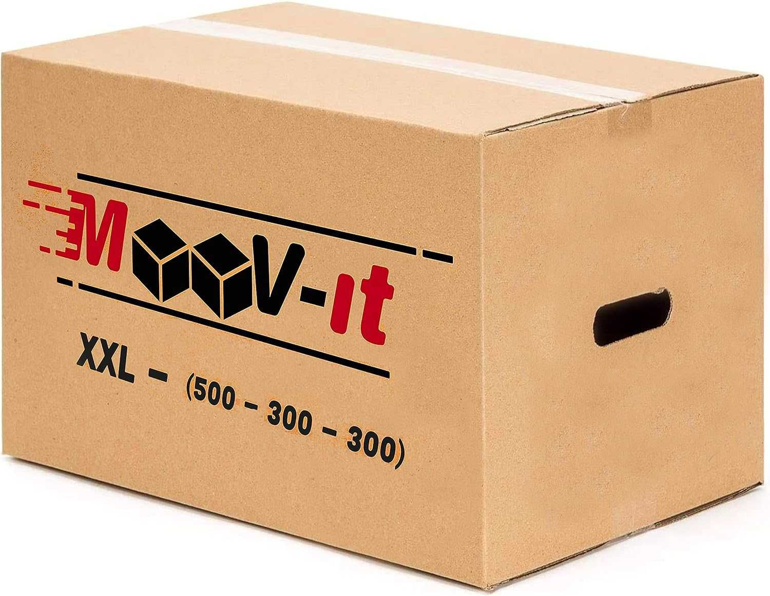20 caixas para mudanças armazenamento 50x30x30cm pegas/identificação