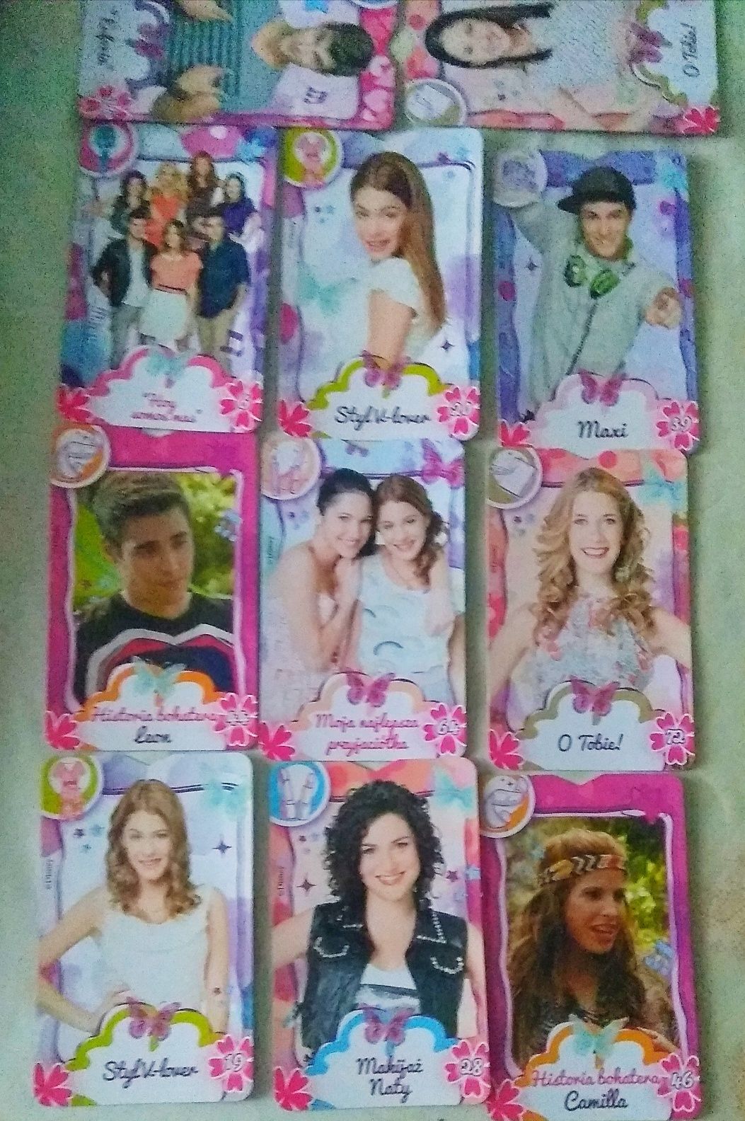 Karty do wirtualnej gry VIOLETTA