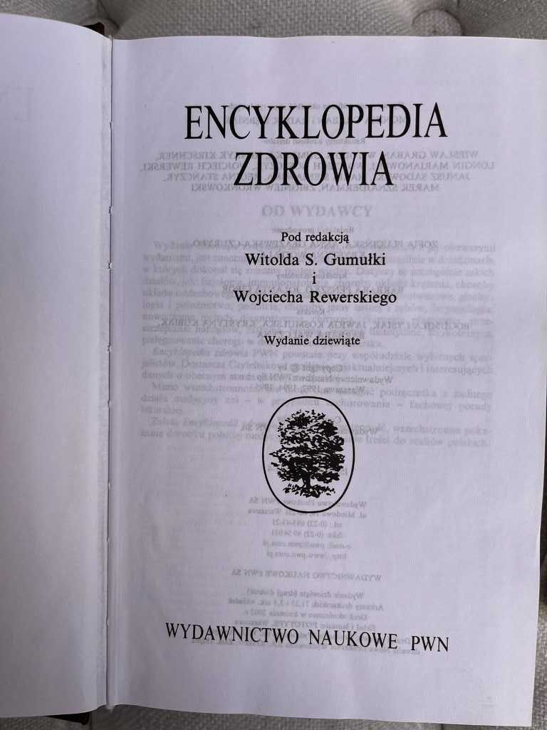 Encyklopedia Zdrowia PWN tom 1 - 2