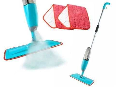 Mop ze spryskiwaczem płaski