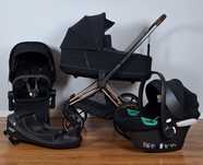 Wózek 4w1 Cybex Priam 3.0 Rose Gold . Wózek,  fotelik , baza isofix