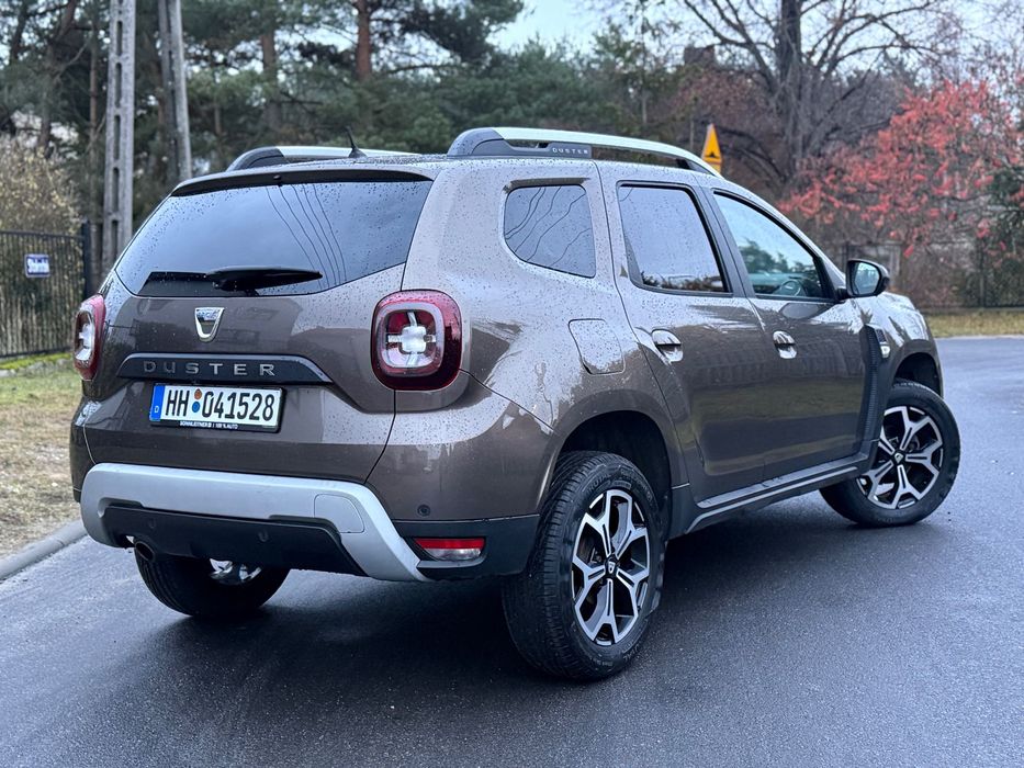 Dacia Duster / 1.6 sCe 115KM / Prestige / 11.2018 / 60tkm przebiegu / USZK.DRZWI/