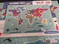 Puzzle Clementoni 240 el Exploring Maps