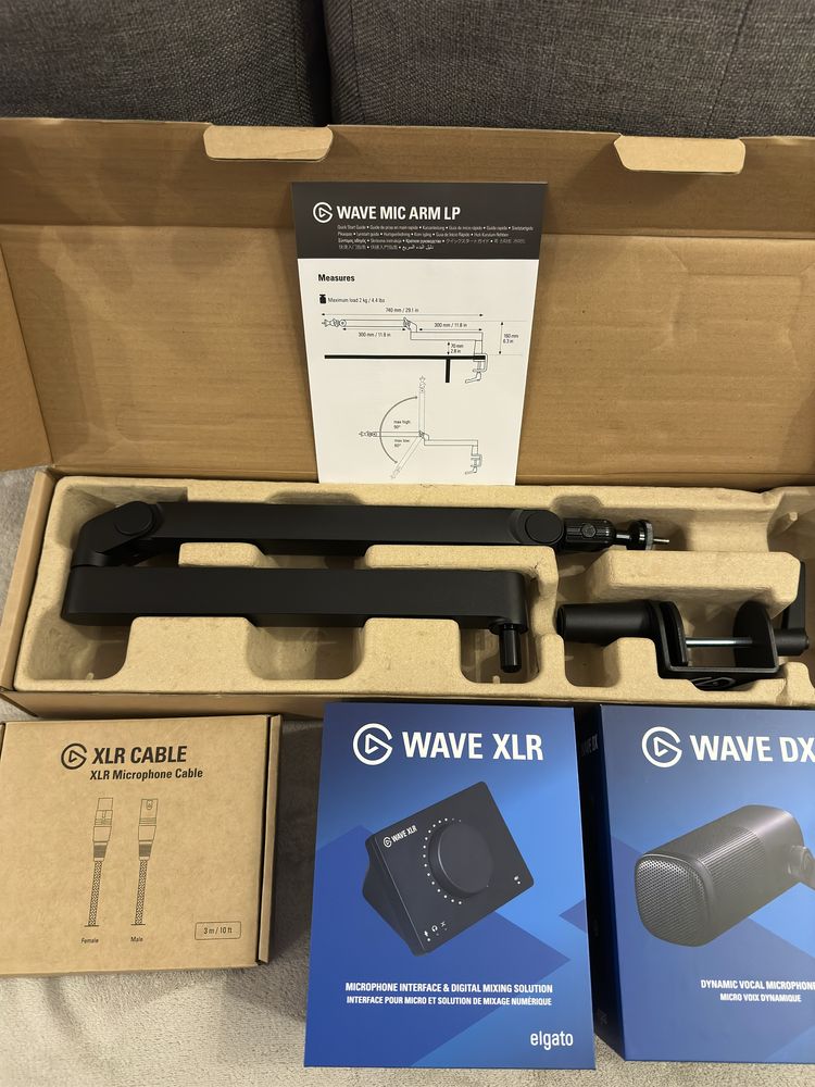 Elgato Elevate Your Full XLR Setup z przewodem XLR - czarny