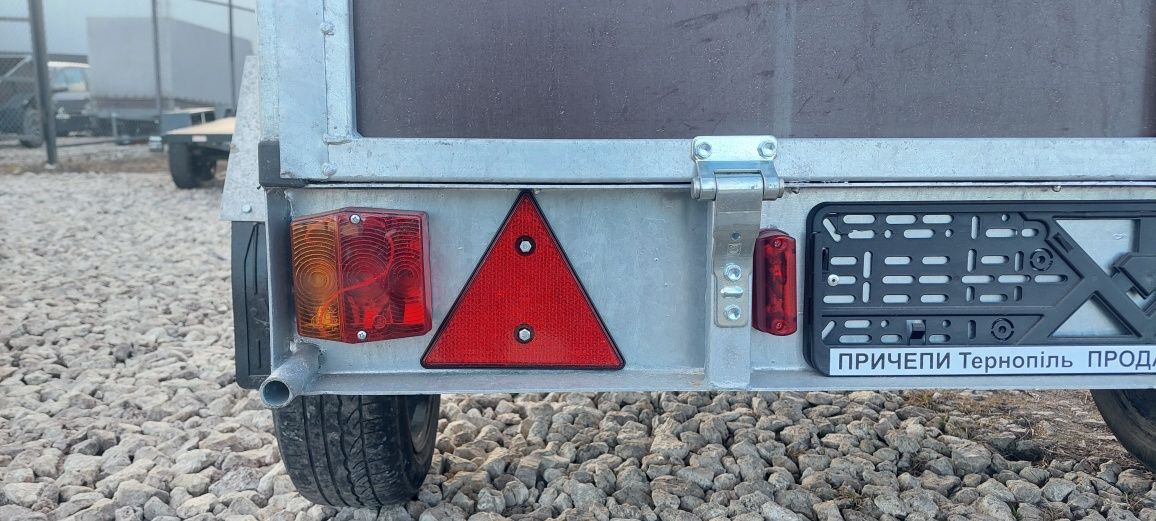 Прицеп легковий / причіп фанерний 2.0×1.35×0.5 УСИЛЕНИЙ ОЦИНКОВАНИЙ