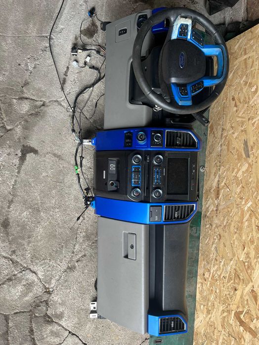 deska kokpit panel airbag poduszki monitor ford f150 czesci 2016-20