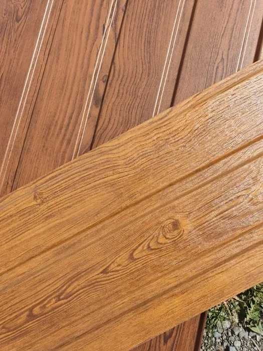 Garaż blaszak blaszany drewnopodobny akrylowy 4x6, 4x7