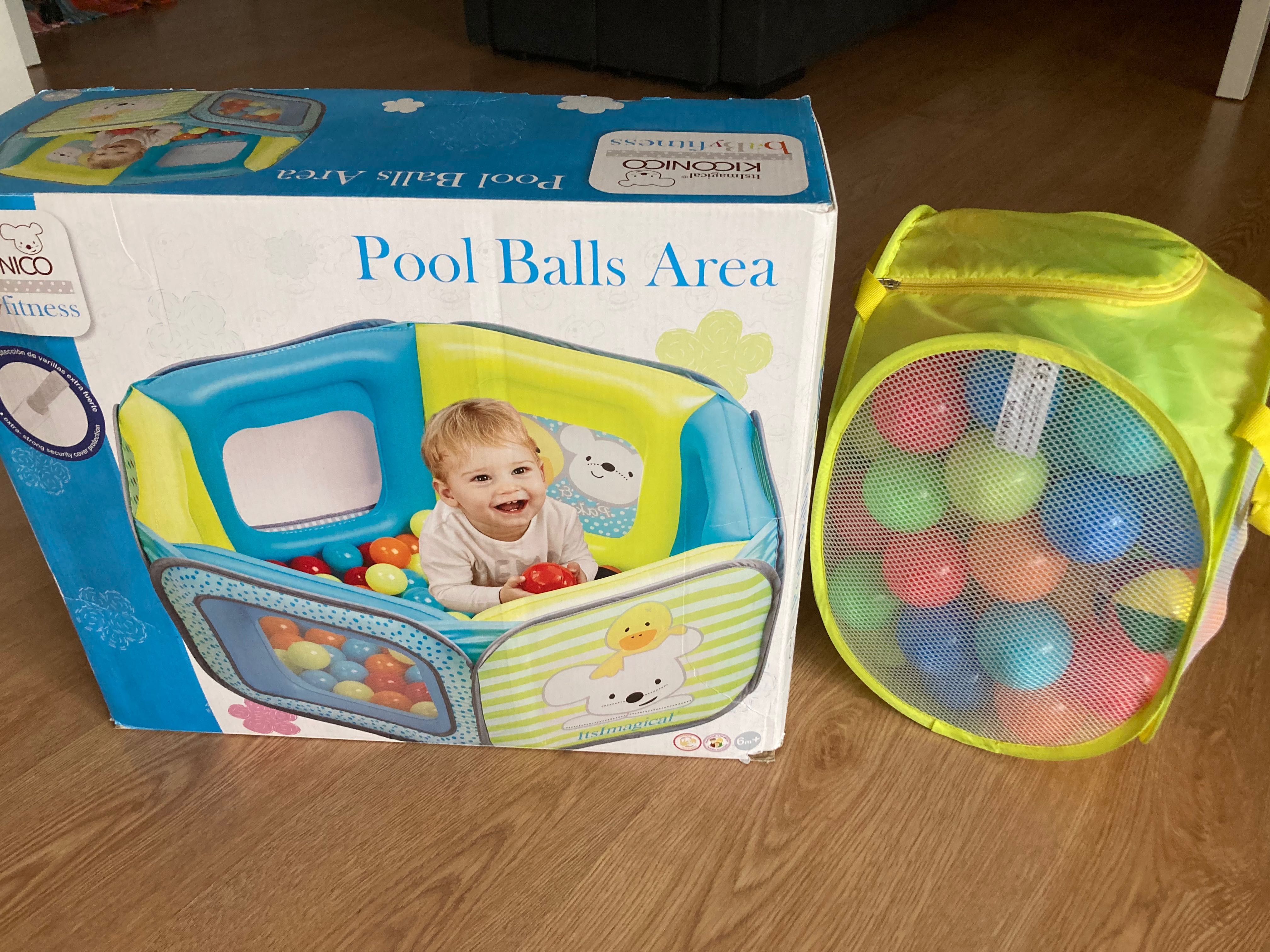 Piscina de bolas bebes + bolas extra
