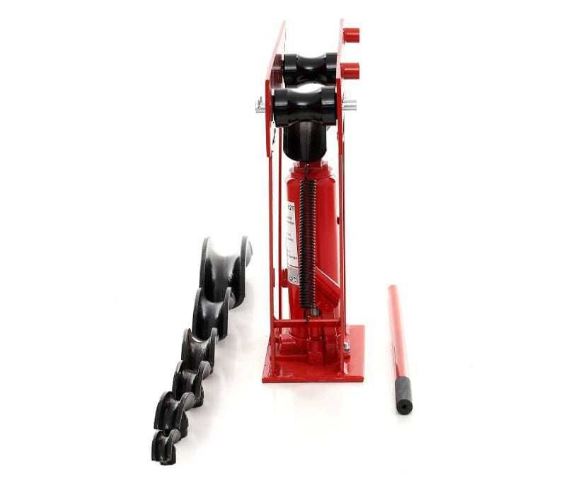 KRAFT&DELE Giętarka Hydrauliczna Do Rur 12t Stal + 6 Profili KD338