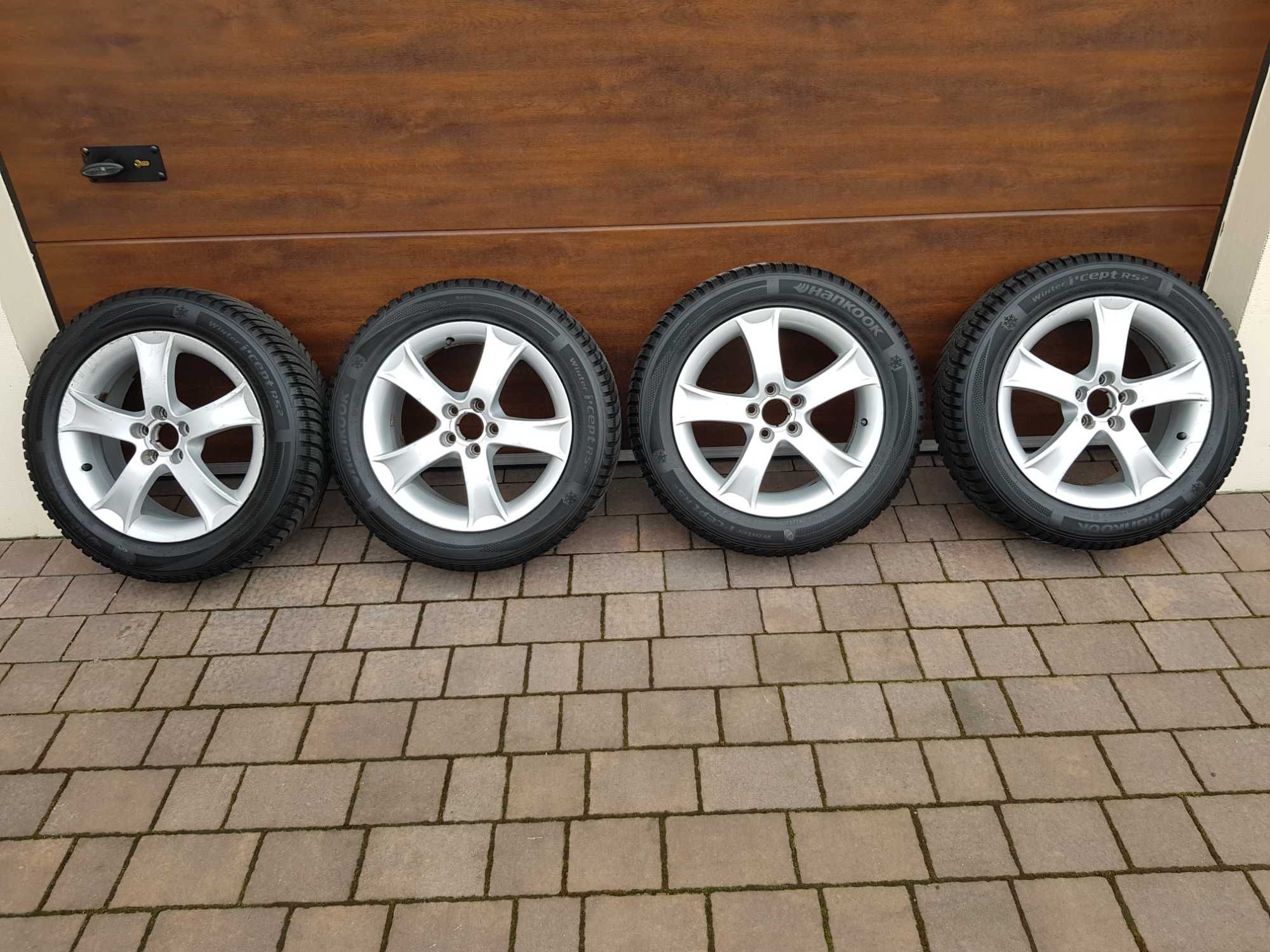 Alufelgi z oponami zimowymi Hankook 205/55/16 5x100 SEAT SKODA VW