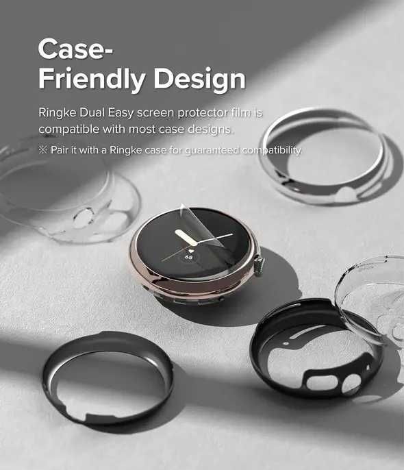 Защитная плёнка Ringke Dual Easy Film 3-pack Google Pixel Watch