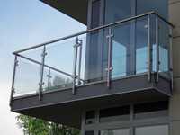 Balustrady balkonowe nierdzewne