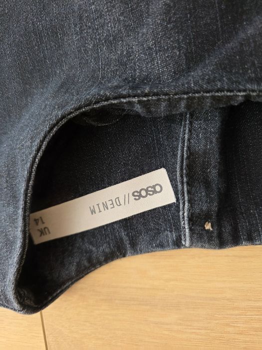 Asos denim  джинсова щільна сукня туніка м-л оверсайз