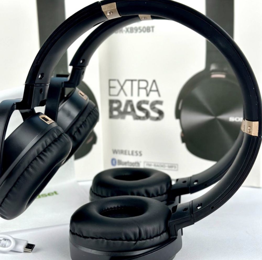 Беспроводные накладные наушники Sony MDR-XB950BT Black Bluetooth