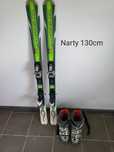 Narty 130cm z butami