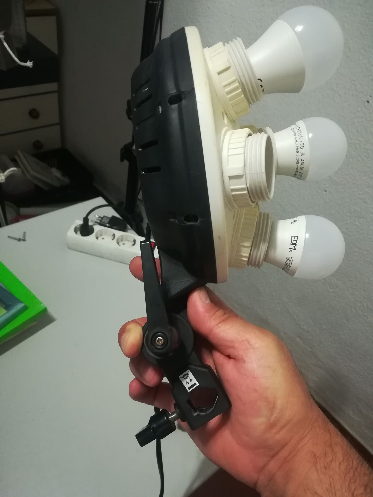 Softbox cabeça.