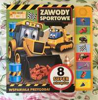 Książka My first JCB zawody sportowe z dźwiękami