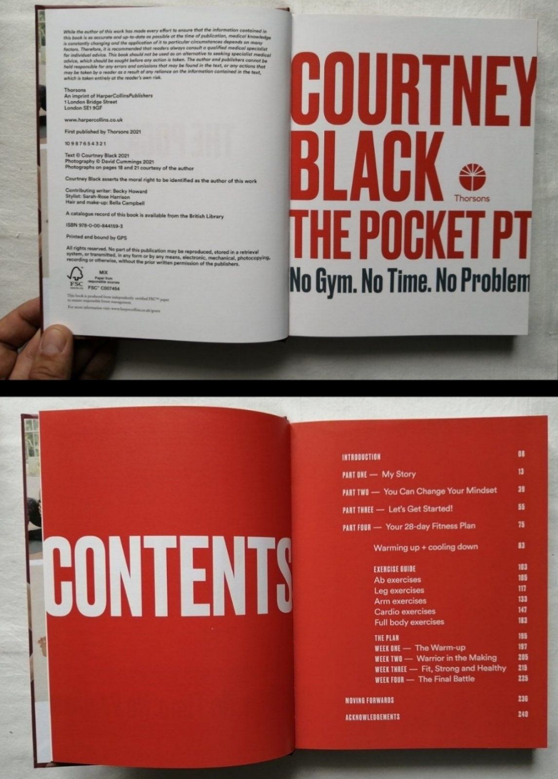 Книга Courtney Black "No Gym. No Time. No Problem", 2021 год