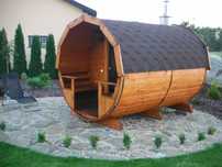 Sauna ogrodowa balia skandynawska