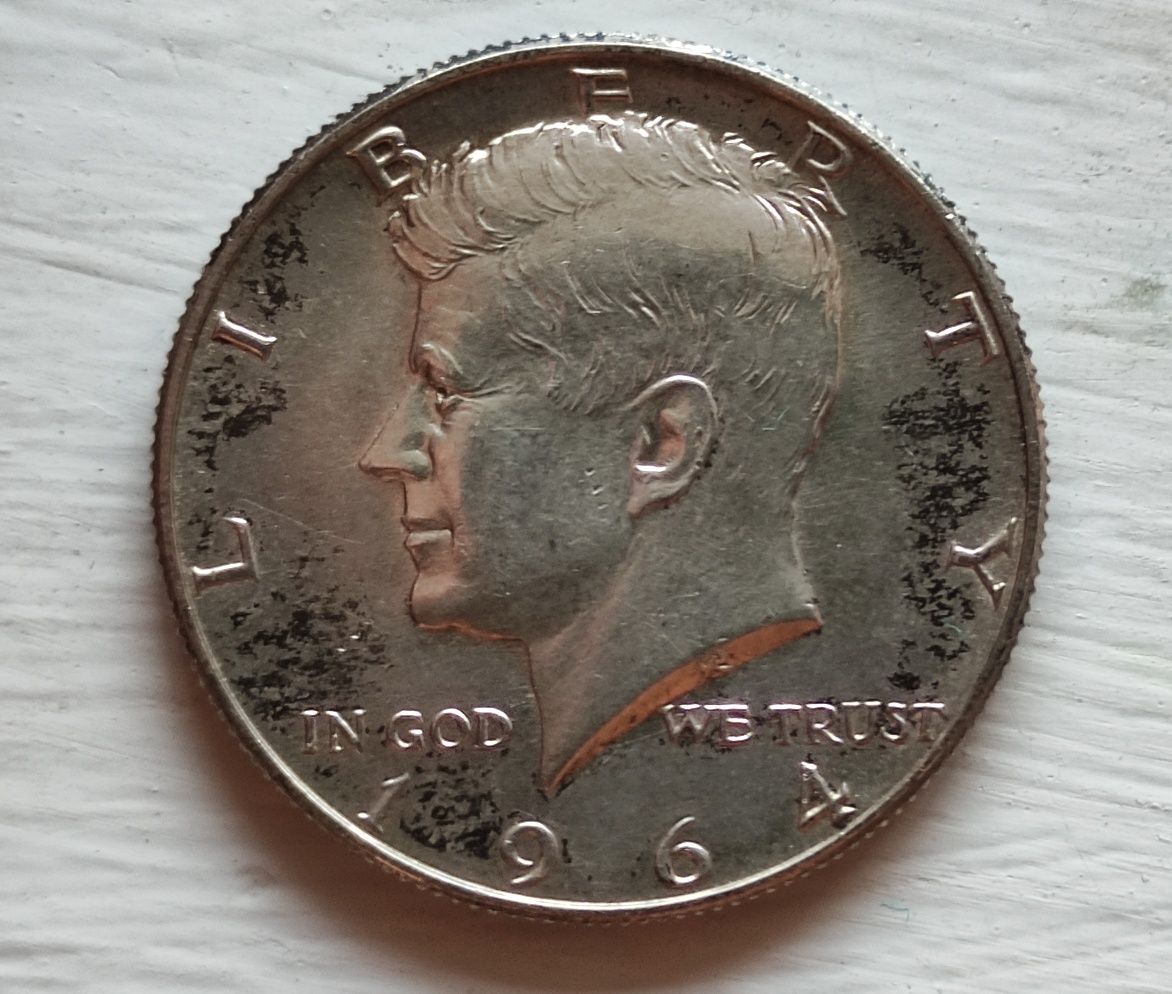 Монета 1/2 HALF DOLLAR 1964