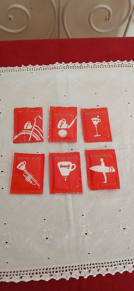 Pacotes de açúcar Buondi, série completa