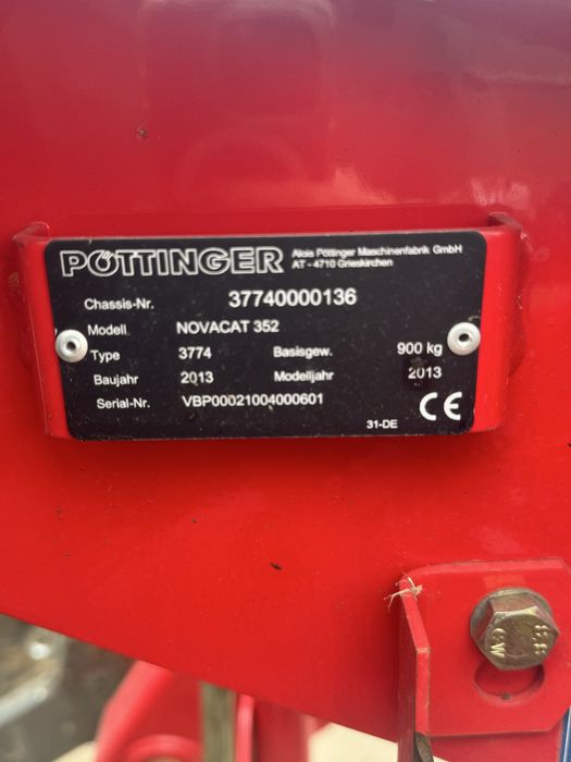 Kosiarka dyskowa Pottinger Novacat 352