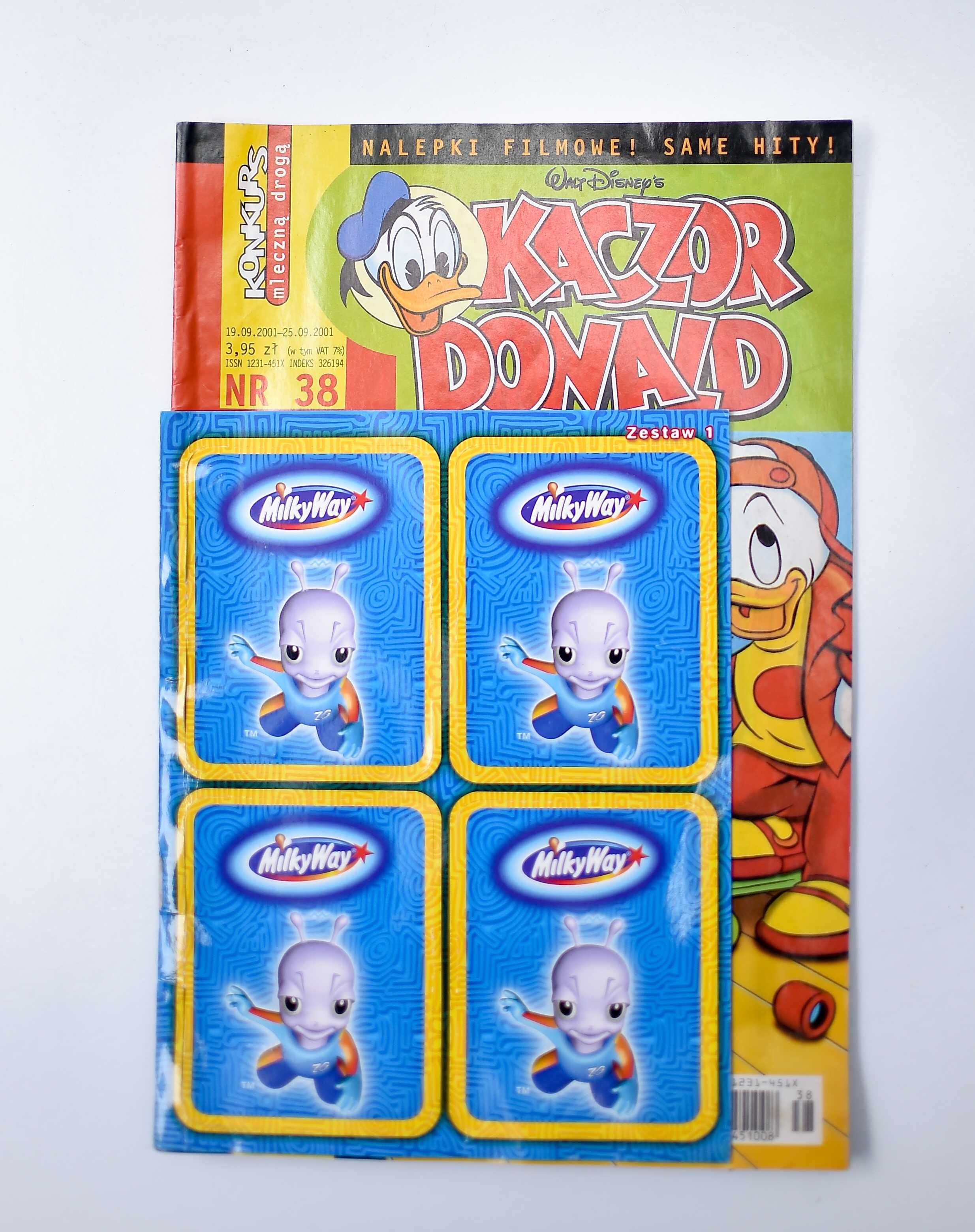 Komiks Kaczor Donald z dodatkiem 38/2001