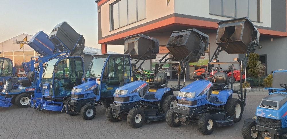 Kosiarka traktorek ISEKI SXG 22 diesel, górny wysyp kosza 22 KM, mocna