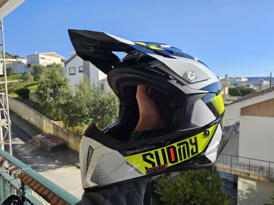 Capacete Suomy Xwing Tamanho L – Motocross / Enduro / Todo-o-Terreno