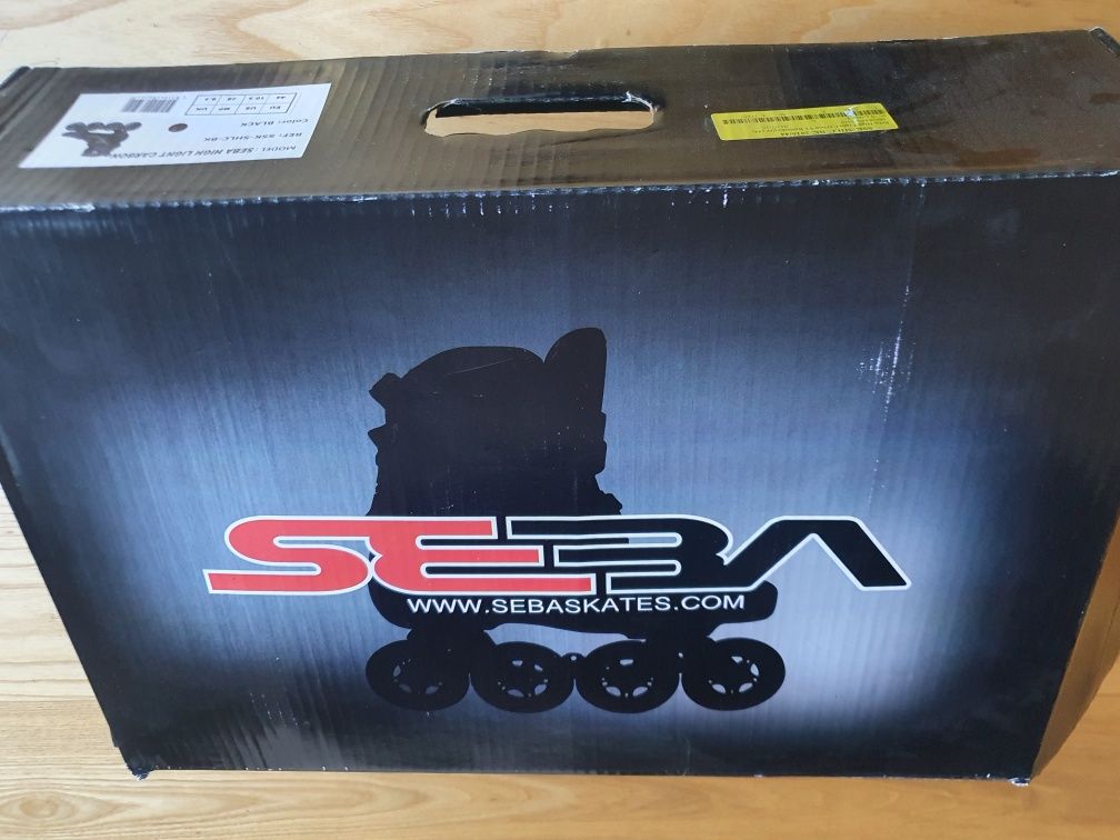 Seba High Light Carbon r 44 wk 28cm Black Boot Only Rolki