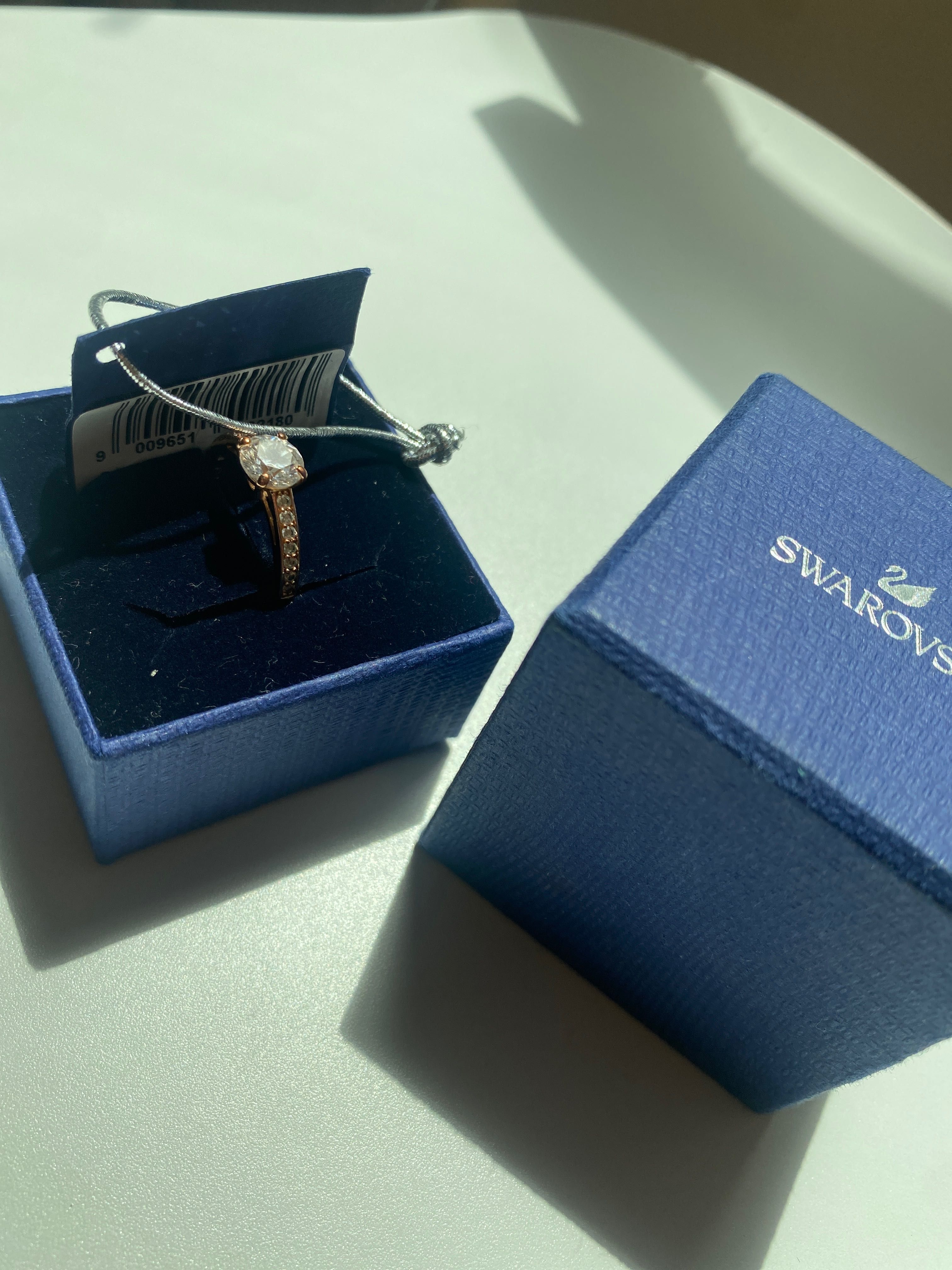 Anel Swarovski tamanho 55