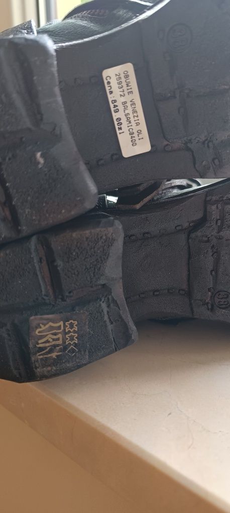 Kozaki skórzane Venezia 38 NOWE