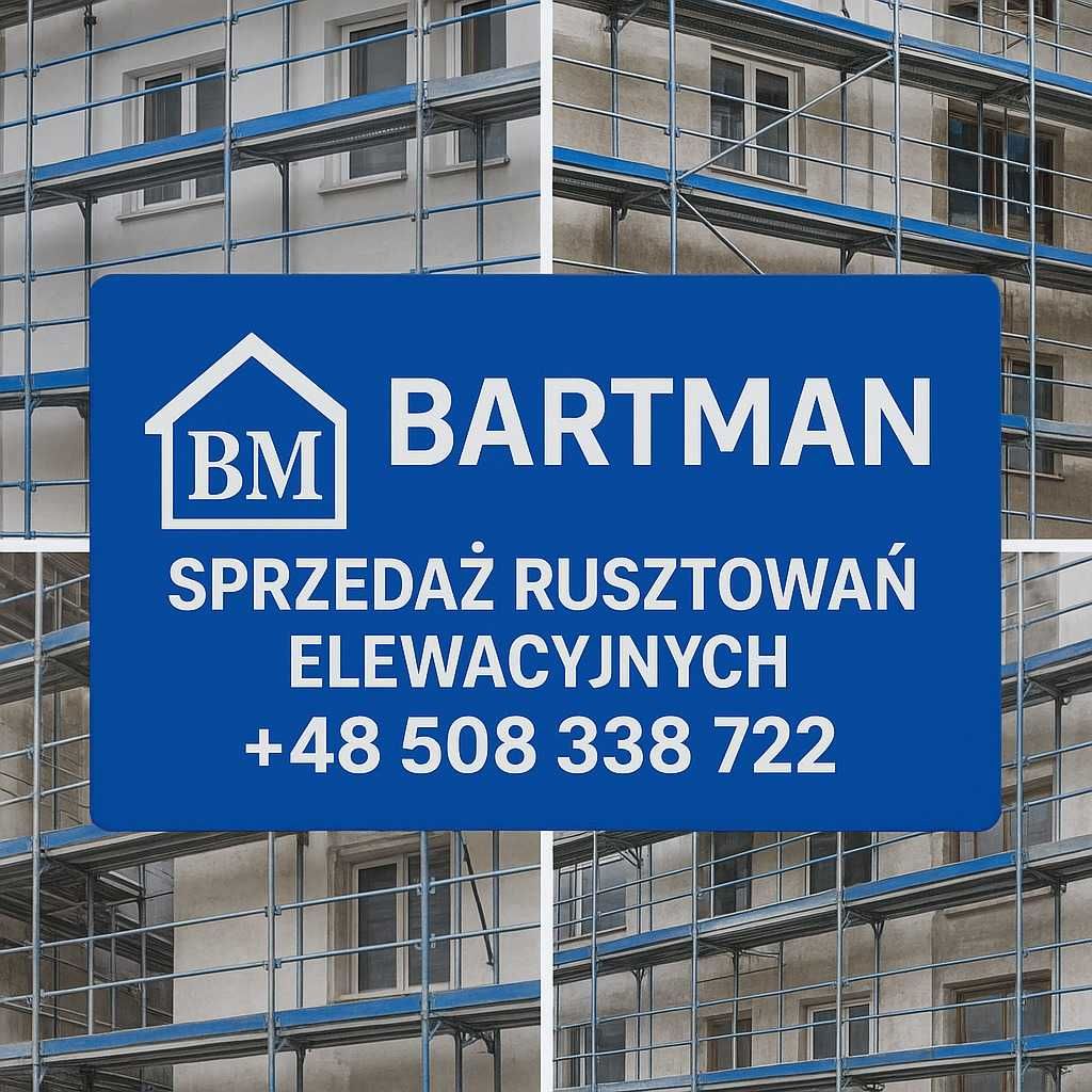 Rusztowanie na szczyt  70m2 Plettack nowe nie używane
