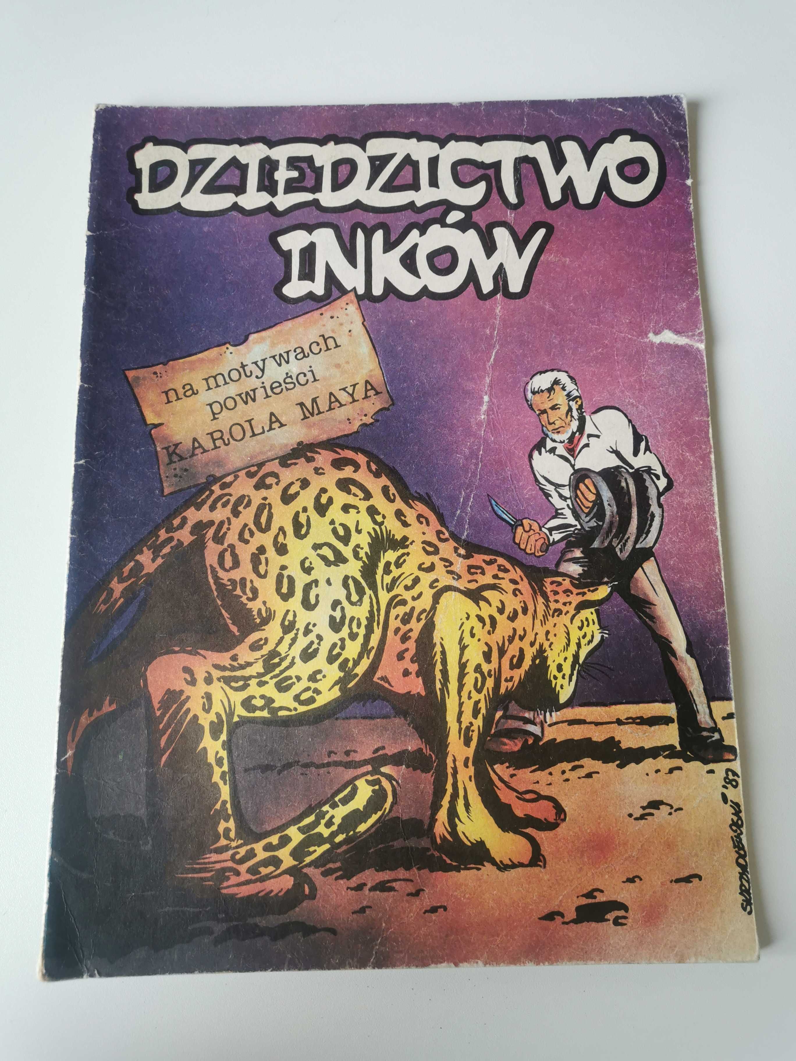 Komiks "Dziedzictwo Inków" (wg Karola Maya) '88 r.
