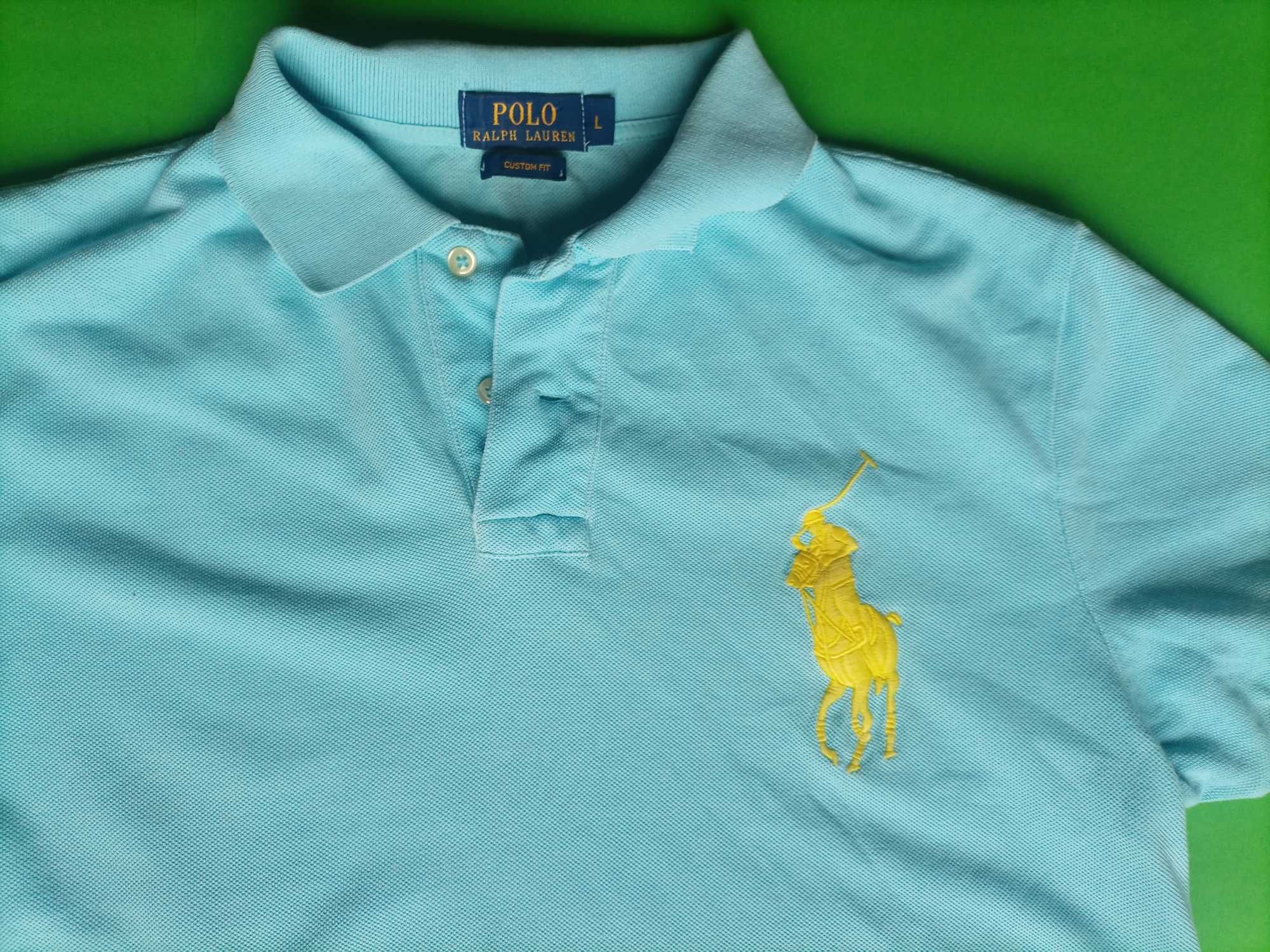 Polo Ralph Lauren koszulka męska polo L 100% bawełna