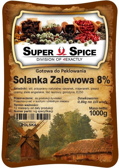 Solanka Zalewowa Super Spice 8% Gotowa do Peklowania-1kg