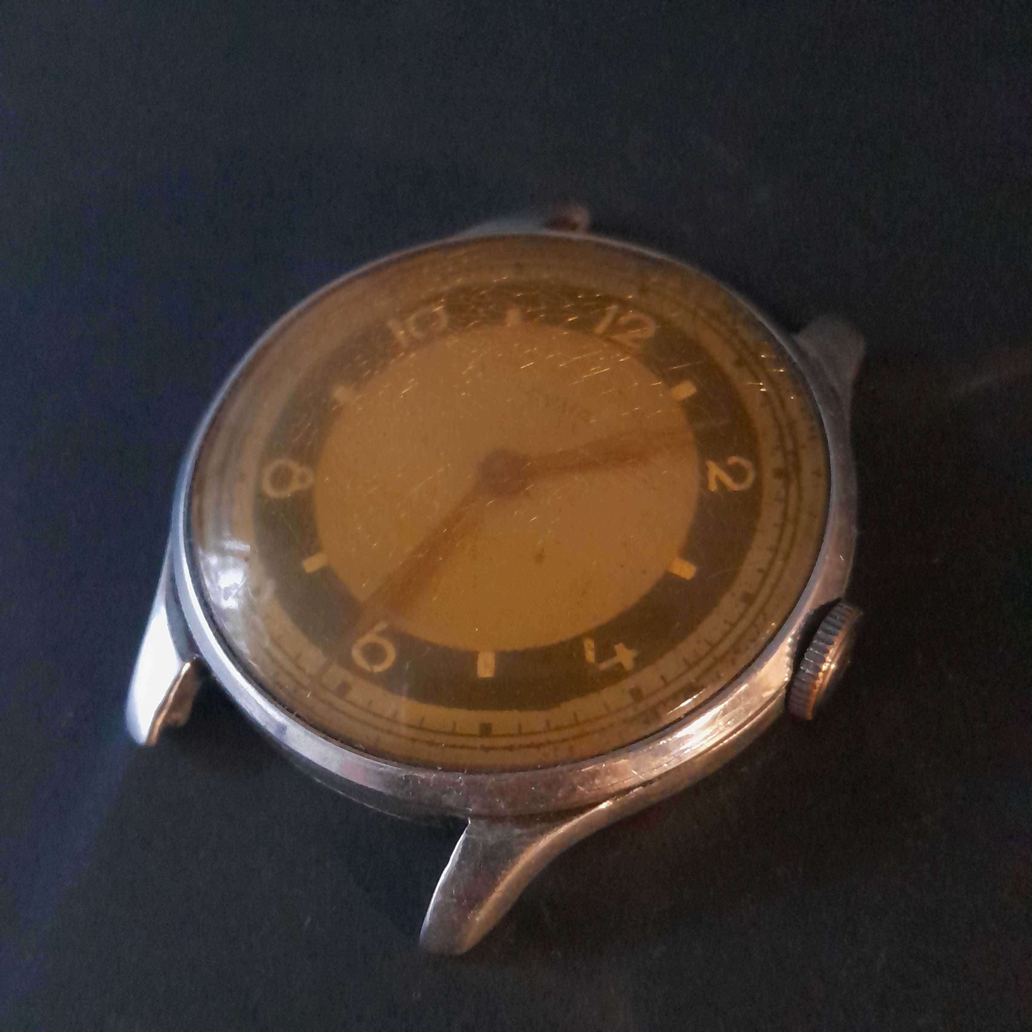 Cyma Zegarek mechaniczny Jumbo Pilot 45 mm Vintage Military