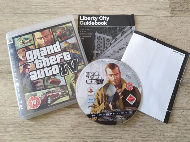 Grand Theft Auto IV [PS3] + MAPA/ PLAKAT - GTA IV | GTA 4