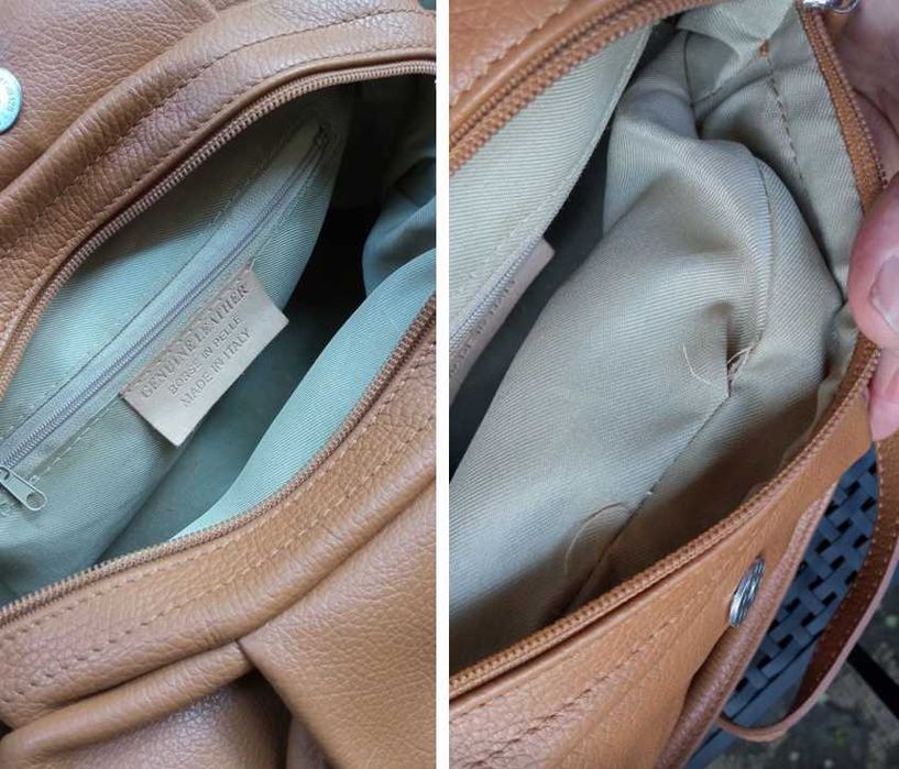 Елегантна шкіряна сумка