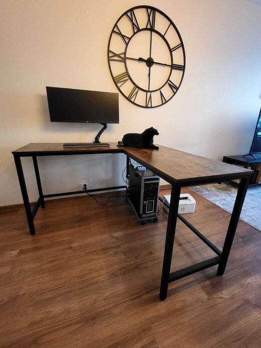 Biurko narożne styl loft