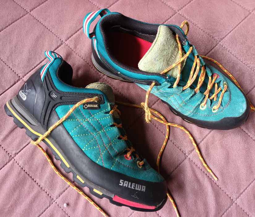 buty SALEWA  GTX PELLE 63126 trekkingowe niskie skóra r.38