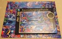 odbiór osobisty środa/ 2xpuzzle kompletne 500el. Ravensburger fluor.