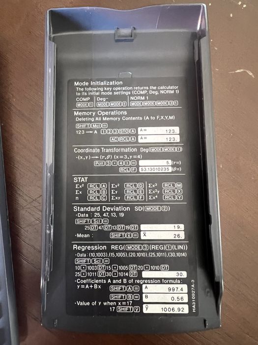 Maquina cientifica Casio fx-82TL