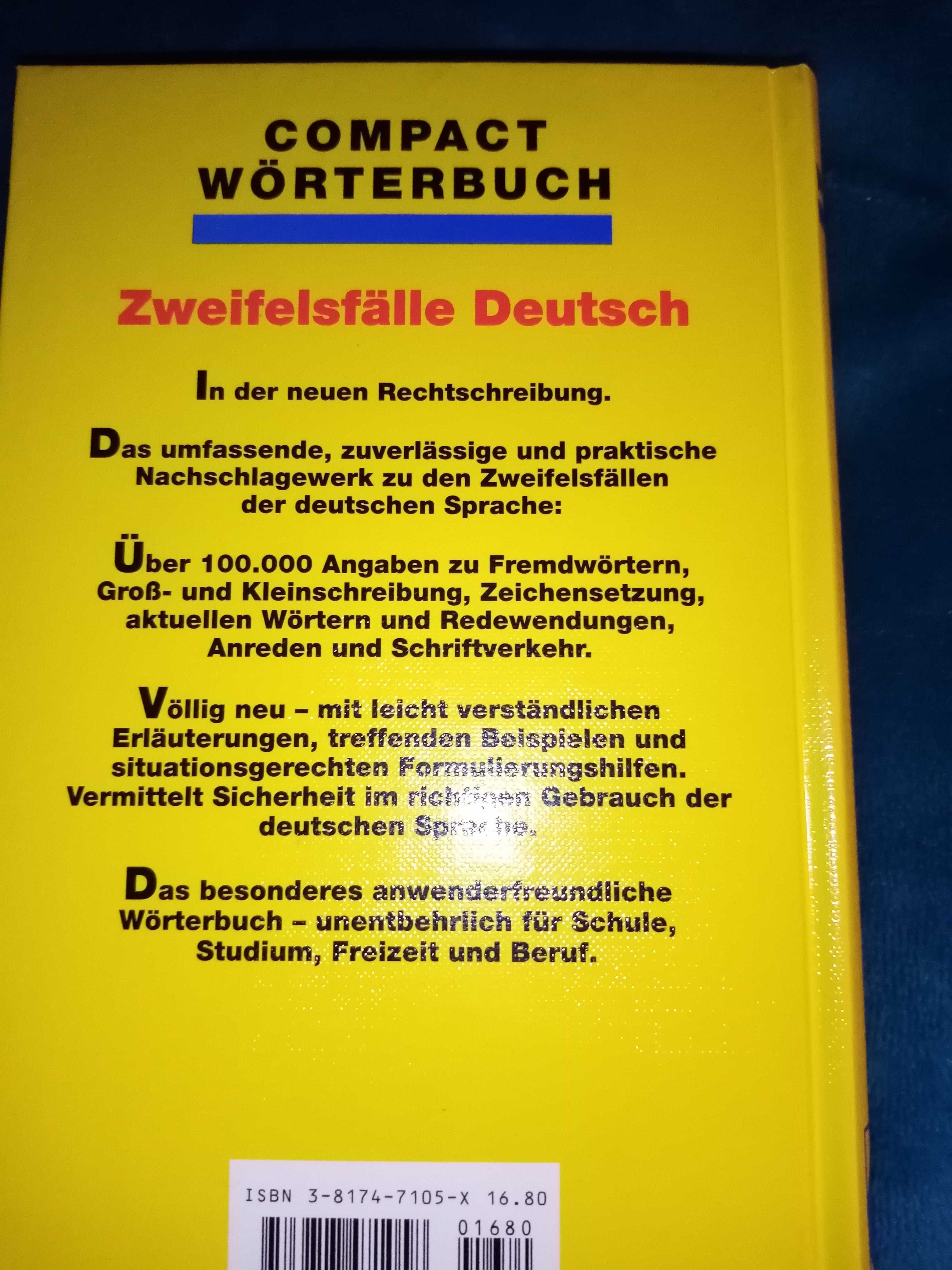 Compact Wörterbuch Zweifelsfälle Deutsch