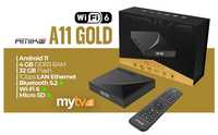 Amiko A11 Gold - 4GB/32GB - Android 11 - Box IPTV MyTV3 - WIFI 6