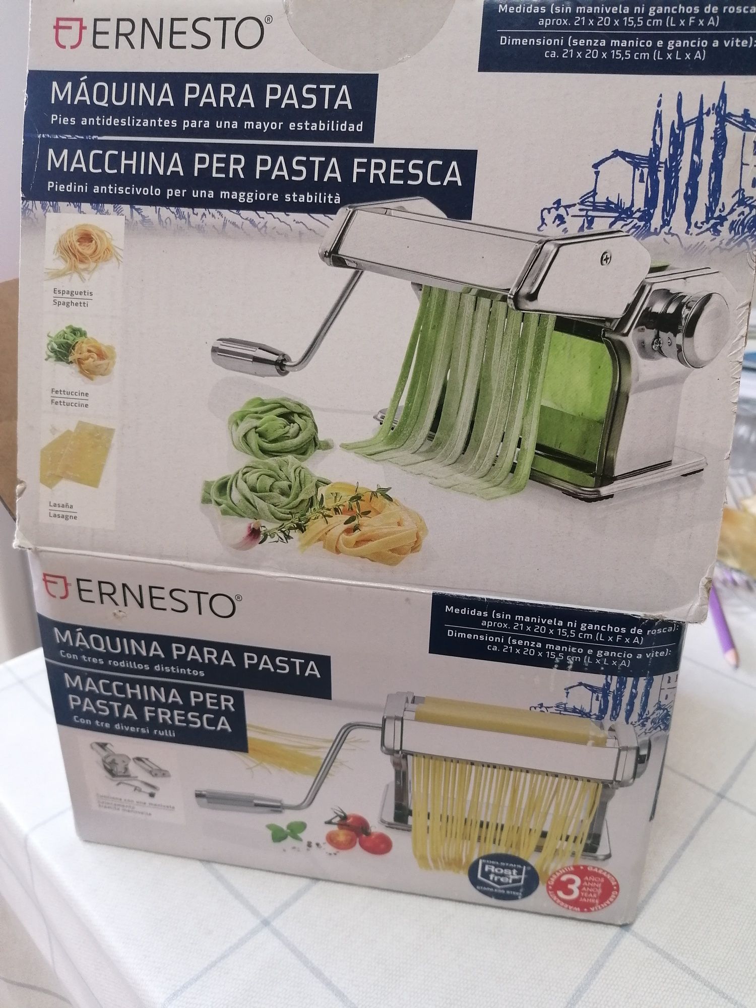 Máquina para pasta