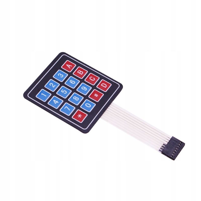 Klawiatura Membranowa 4X4 16 Przycisków Do Arduino Avr Pic Arm