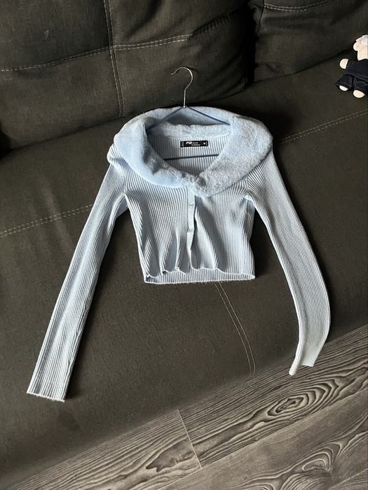 топ с мехом new yorker